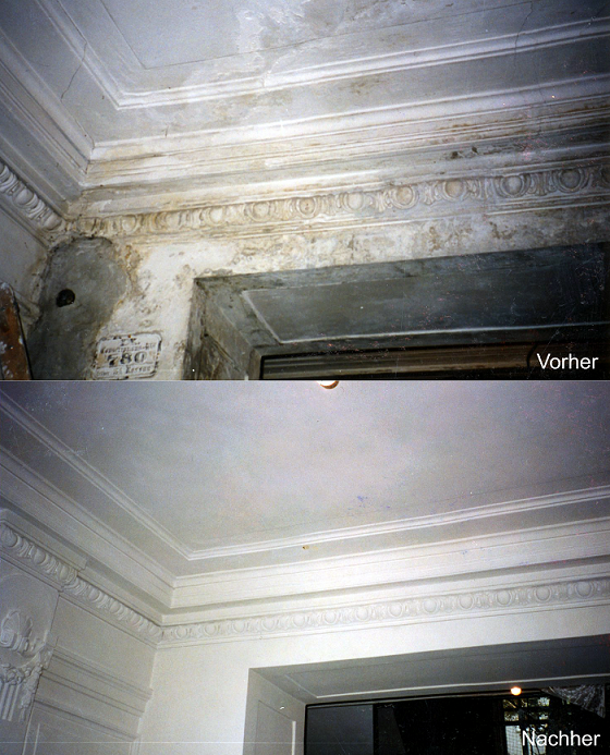 Bild einer Stuckrestauration